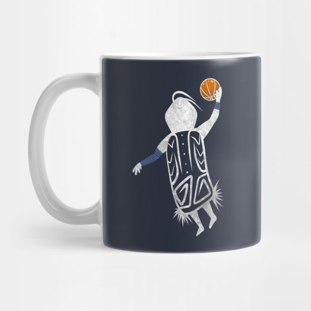 Dunking Basketball Player by Caving Designs